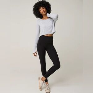 Offline by Aerie High Waist Sz Large Black Leggings Workout Activewear Athletic